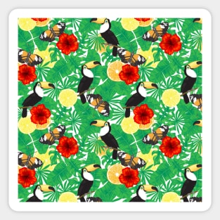 Tropical garden Sticker